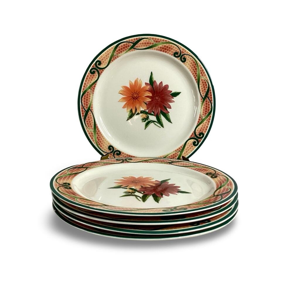 Epoch Garden Mosaic Dinner Plates